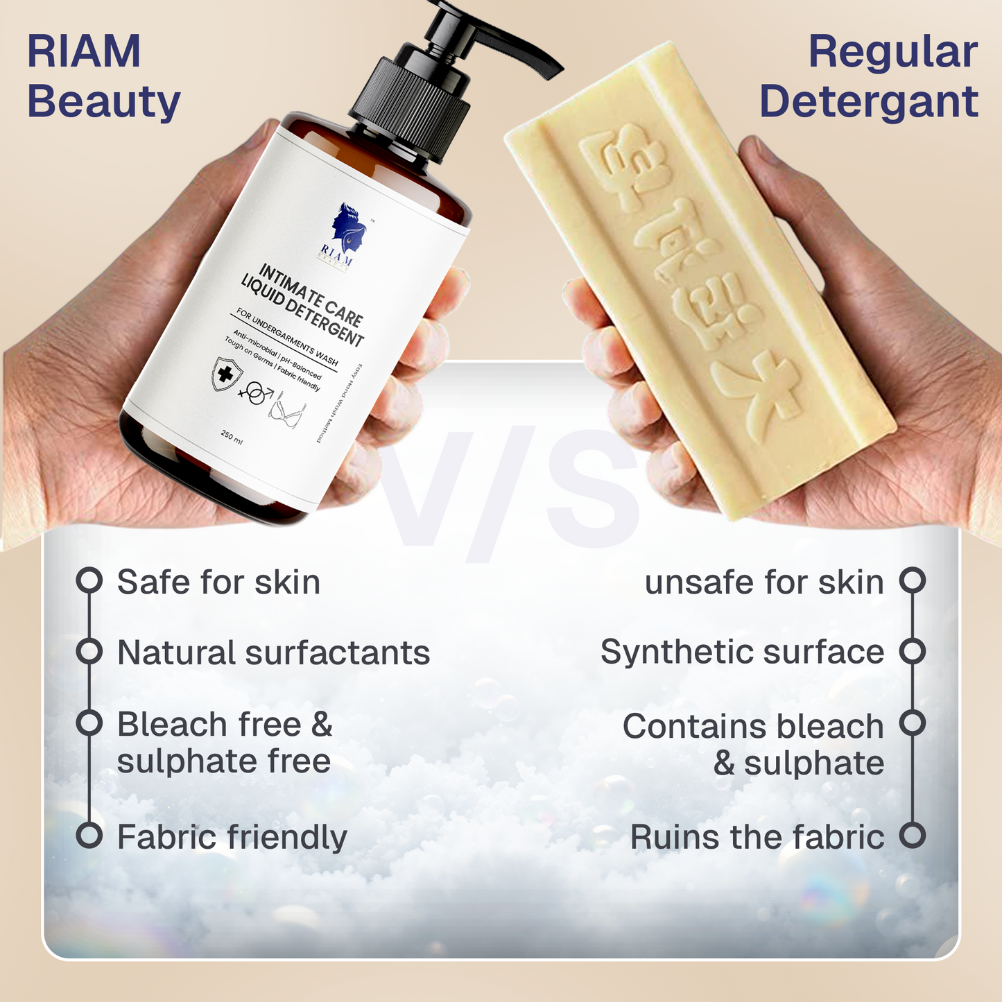 Riam Beauty Gentle Undergarment Wash | 3-Pack Value Set