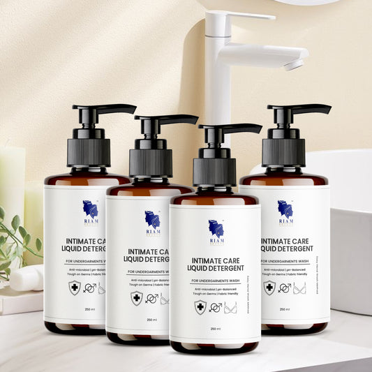 Riam Beauty Underwear Care | 4-Pack Bundle | Gentle & Anti-Germ Formula