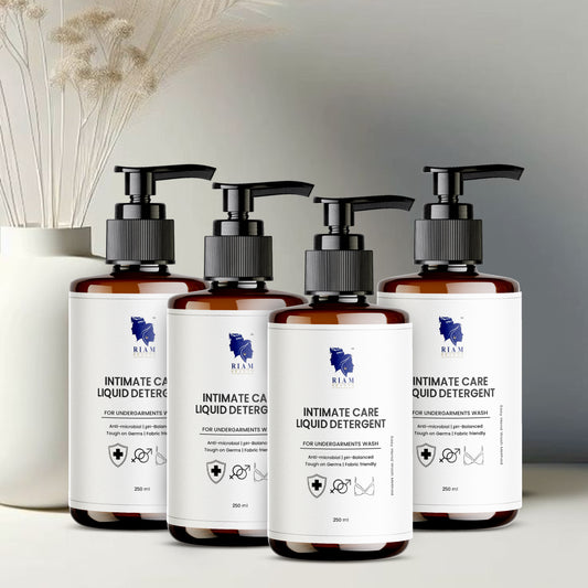 Riam Beauty Underwear Care | 4-Pack Bundle | Gentle & Anti-Germ Formula