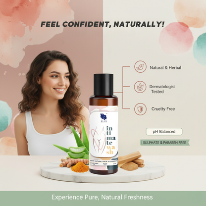Haldi Chandan Intimate Wash for Women | pH Balanced Ayurvedic Feminine Hygiene